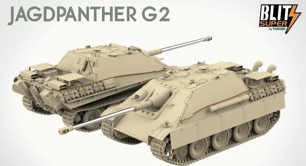 Сборная модель 1/35 САУ Ягдпантера G2 Sd.Kfz.173 Таком 35002 детальное изображение Бронетехника 1/35 Бронетехника