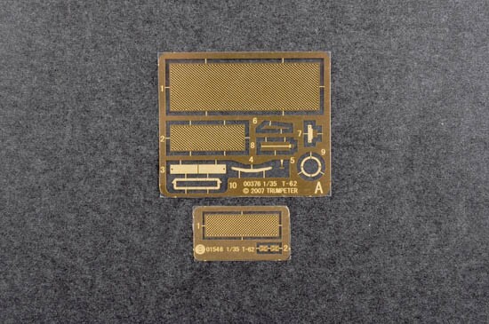 Сборная модель 1/35 танк Т-62 обр.1960 г. Трумпетер 01546 детальное изображение Бронетехника 1/35 Бронетехника