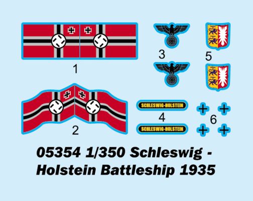 Schleswig – Holstein Battleship 1935  детальное изображение Флот 1/350 Флот