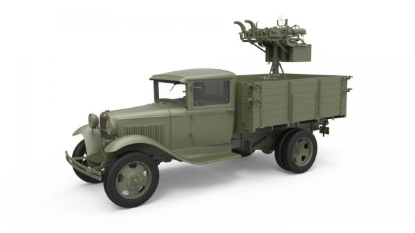 Soviet 1.5 Ton Car with Maxim M4 Quad Machine Gun детальное изображение Автомобили 1/35 Автомобили