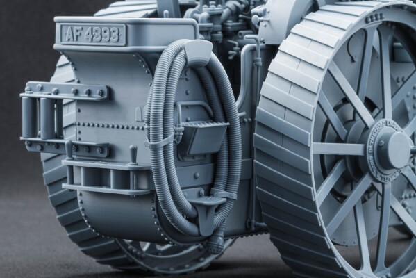 3D-печатная масштабная модель 1/16 1901 Burrell Compound Traction Engine ScaleX SX-16001 детальное изображение Гражданская техника 