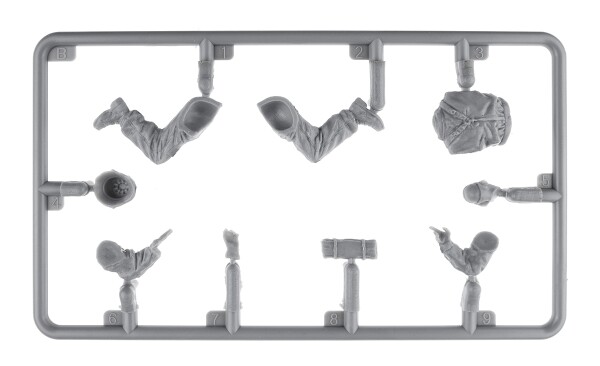 Збірна модель 1/35 Фігури Набір німецьких танкістів набір №1 (смоляні голови) MiniArt 53022 детальное изображение Фигуры 1/35 Фигуры