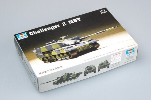 Scale model 1/72 British tank Challenger 2 Trumpeter 07214 детальное изображение Бронетехника 1/72 Бронетехника