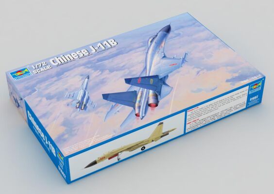 Збірна модель китайського винищувача J-11B детальное изображение Самолеты 1/72 Самолеты