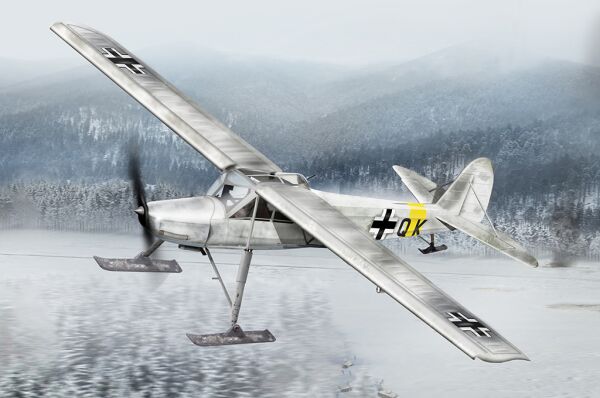 Збірна модель Fieseler Fi-156 C-3 Skiplane детальное изображение Самолеты 1/35 Самолеты