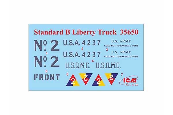 Американська армійська вантажівка Standard B &quot;Liberty&quot; детальное изображение Автомобили 1/35 Автомобили