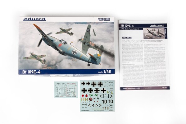 Збірна модель 1/48 Літак Messerschmitt Bf 109E-4 Weekend Edition Eduard 84196 детальное изображение Самолеты 1/48 Самолеты