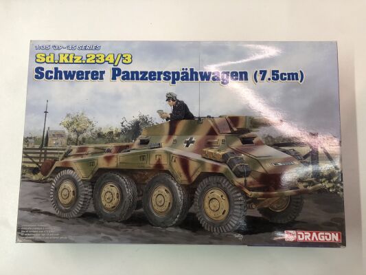 Sd.Kfz.234/3 Schwere Panzerspahwagen (7,5 см) + 1/35 Немецкий тяжелый бронированный автомобиль Sd.kf детальное изображение Комплекты 