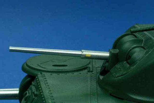 Металлический ствол для танка M3 Lee 75мм L/40+37мм, в масштабе 1:35 детальное изображение Металлические стволы Афтермаркет