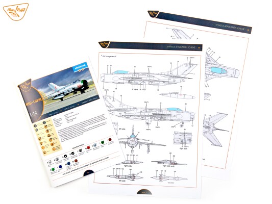 Збірна модель 1/72 Літак МіГ-19ПМ Clear Prop 72057 детальное изображение Самолеты 1/72 Самолеты