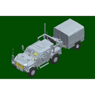 Сборная модель 1/35 Автомобиль M1280 LMTV с тактическим прицепом M1101 (LTT) IloveKit 63568 детальное изображение Автомобили 1/35 Автомобили