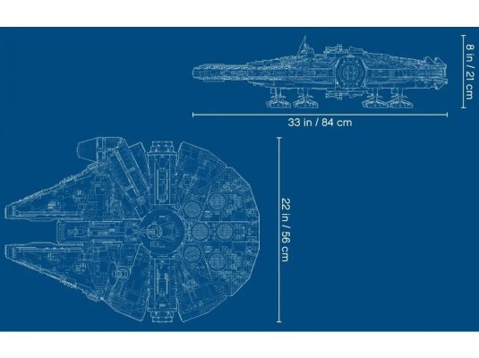Конструктор LEGO Star Wars Сокол Тысячелетия Millennium Falcon 75192 детальное изображение Star Wars Lego
