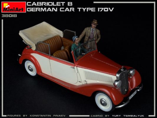 CABRIOLET B GERMAN CAR TYPE 170V детальное изображение Автомобили 1/35 Автомобили