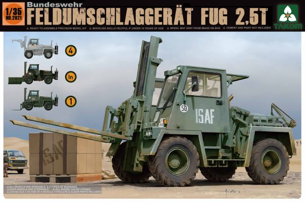 Bundeswehr Feldumschlaggerat FUG 2,5T детальное изображение Автомобили 1/35 Автомобили