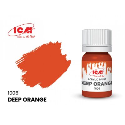 Deep Orange / Тёмно-оранжевый детальное изображение Акриловые краски Краски