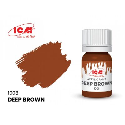 Deep Brown / Тёмно-коричневый детальное изображение Акриловые краски Краски
