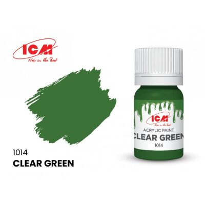 Clear Green / Прозрачный зеленый детальное изображение Акриловые краски Краски