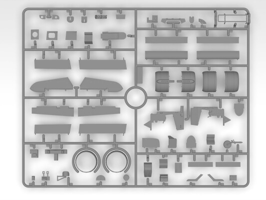 Scale model 1/48 British aircraft Bristol Beaufort Mk.I ICM 48310 детальное изображение Самолеты 1/48 Самолеты