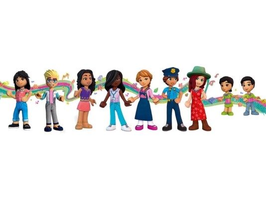 Конструктор LEGO Friends Квіткові та дизайнерські крамниці у центрі міста 41732 детальное изображение Friends Lego