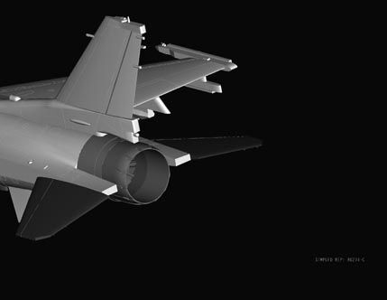 Сборная модель американского реактивного истребителя F-16C Fighting Falcon детальное изображение Самолеты 1/72 Самолеты