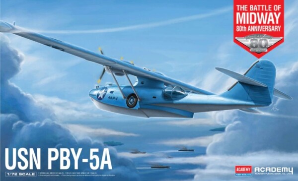 Збірна модель 1/72 Літак USN PBY-5A «80-ті роковини битви за Мідвей» Academy 12573 детальное изображение Самолеты 1/72 Самолеты