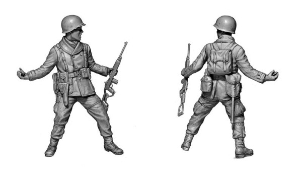 Збірна модель 1/35 Фігури 101-а повітряно-десантна дивізія США - Бастонь, грудень 1944 р. (4 фігури) MasterBox 35253 детальное изображение Фигуры 1/35 Фигуры