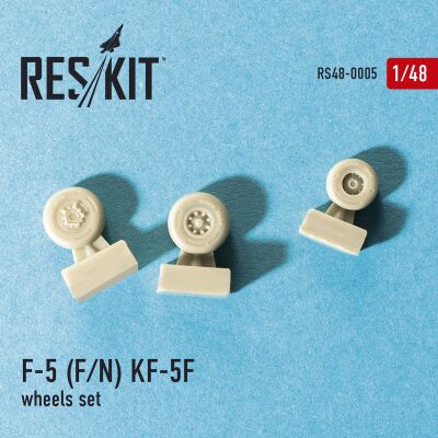 F-5 (F/N) KF-5F wheels set (1/48) детальное изображение Смоляные колёса Афтермаркет