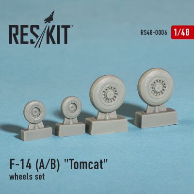 F-14 (A/B) &quot;Tomcat&quot;  wheels set  (1/48) детальное изображение Смоляные колёса Афтермаркет
