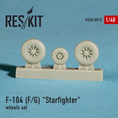 F-104 (F/G) &quot;Starfighter&quot; wheels set (1/48) детальное изображение Смоляные колёса Афтермаркет