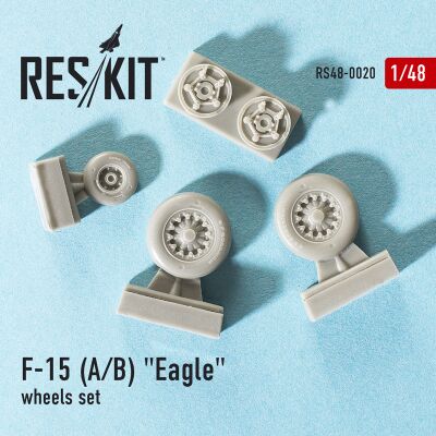 F-15 (A/B) &quot;Eagle&quot; wheels set (1/48) детальное изображение Смоляные колёса Афтермаркет