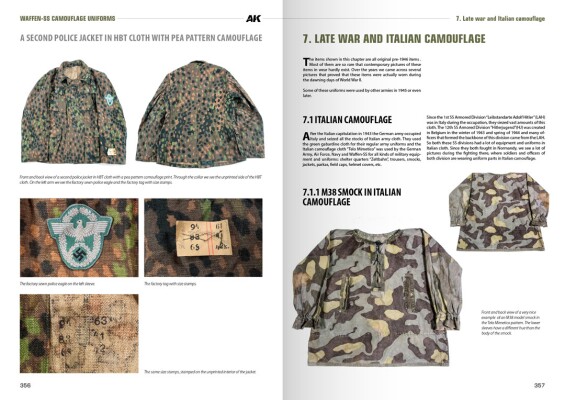 Книга Waffen-SS Camouflage Uniforms by Werner Palinckx AK-Interactive 130008 детальное изображение Обучающая литература Книги
