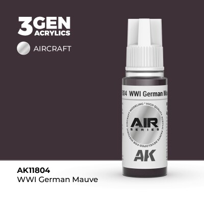 Акрилова фарба WWI German Mauve / Німецький фіолетовий WWI AIR АК-interactive AK11804 детальное изображение AIR Series AK 3rd Generation