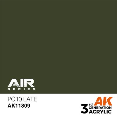 Акриловая краска PC10 Late / Хакки зеленый AIR АК-интерактив AK11809 детальное изображение AIR Series AK 3rd Generation