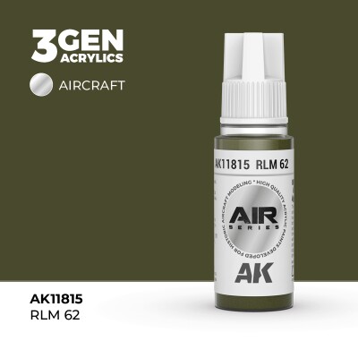 Акрилова фарба RLM 62 / Оливковий AIR АК-interactive AK11815 детальное изображение AIR Series AK 3rd Generation