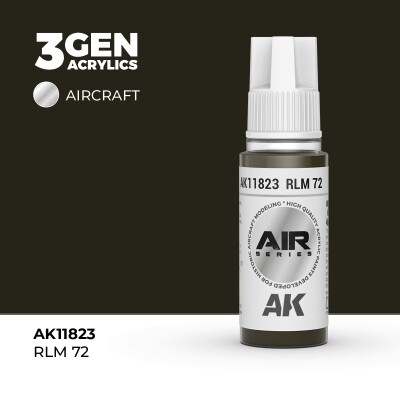 Acrylic paint RLM 72 AIR AK-interactive AK11823 детальное изображение AIR Series AK 3rd Generation