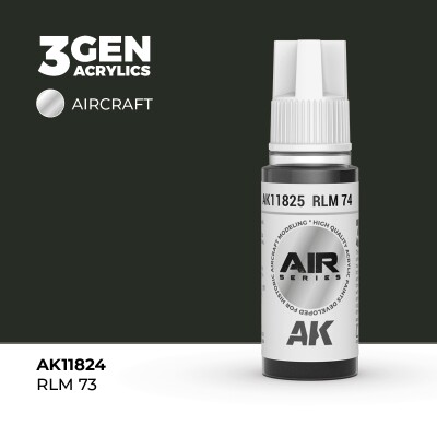Акриловая краска RLM 73 / Зелено-коричневый AIR АК-интерактив AK11824 детальное изображение AIR Series AK 3rd Generation