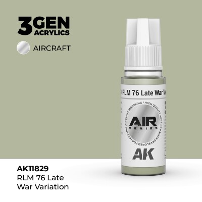 Акрилова фарба RLM 76 Late War Variation / Піщаний AIR АК-interactive AK11829 детальное изображение AIR Series AK 3rd Generation
