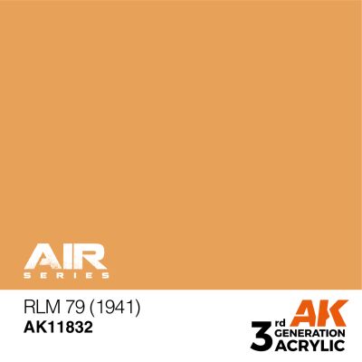 Акрилова фарба RLM 79 (1941) / Персиковий AIR АК-інтерактив AK11832 детальное изображение AIR Series AK 3rd Generation