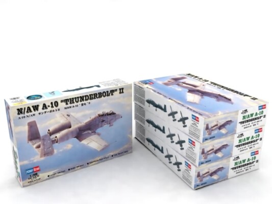 Сборная модель 1/48 Штурмовик N/AW А-10A &quot;THUNDERBOLT&quot; II ХоббиБосс 80324 детальное изображение Самолеты 1/48 Самолеты