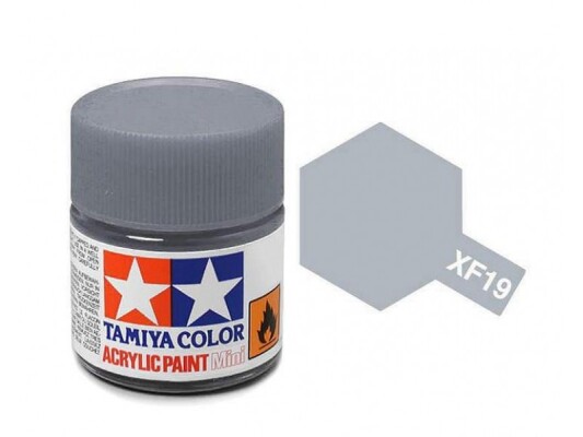 Alcohol-based acrylic paint Sky Grey Tamiya 10ml XF-19 детальное изображение Акриловые краски Краски