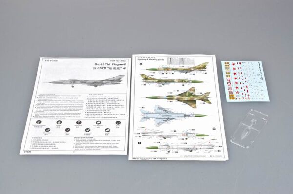 Збірна модель 1/72 Літак Su-15 TM Flagon-F Trumpeter 01623 детальное изображение Самолеты 1/72 Самолеты