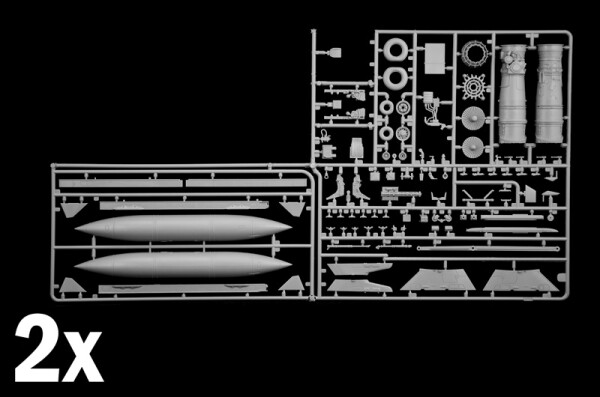 Сборная модель 1/32 Самолет Tornado GR.1 Desert Storm Italeri 2521 детальное изображение Самолеты 1/32 Самолеты