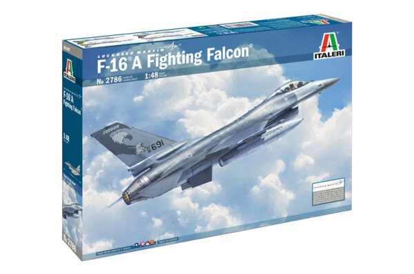 Збірна модель 1/48 літак F-16 A Fighting Falcon Italeri 2786 детальное изображение Самолеты 1/48 Самолеты