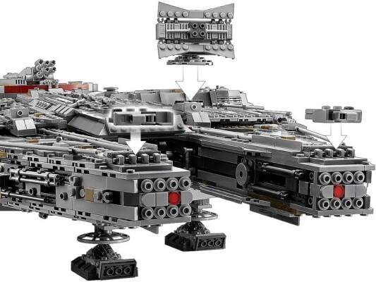 Конструктор LEGO Star Wars Сокіл Тисячоліття Millennium Falcon 75192 детальное изображение Star Wars Lego