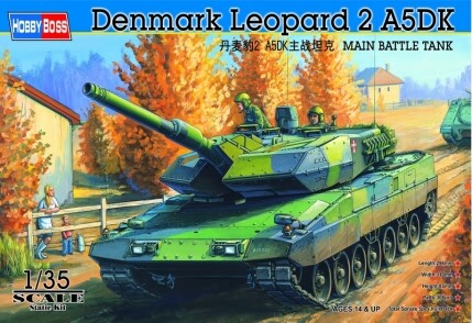 Збірна модель 1/35 Датський танк Leopard 2A5DK HobbyBoss 82405 детальное изображение Бронетехника 1/35 Бронетехника