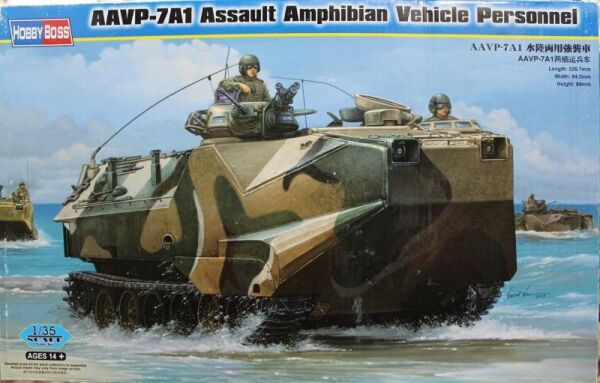 Збірна модель AAVP-7A1 Assault Amphibian Vehicle Personnel детальное изображение Бронетехника 1/35 Бронетехника