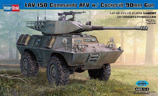 Збірна модель LAV-150 Commando AFV w/Cockerill 90mm Gun детальное изображение Бронетехника 1/35 Бронетехника