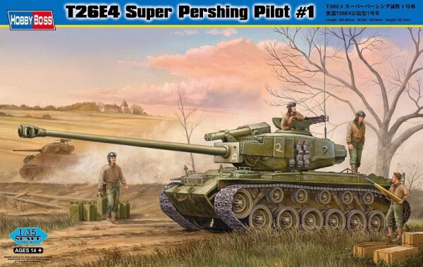 Збірна модель американського танка T26E4 Super Pershing, Pilot #1 детальное изображение Бронетехника 1/35 Бронетехника