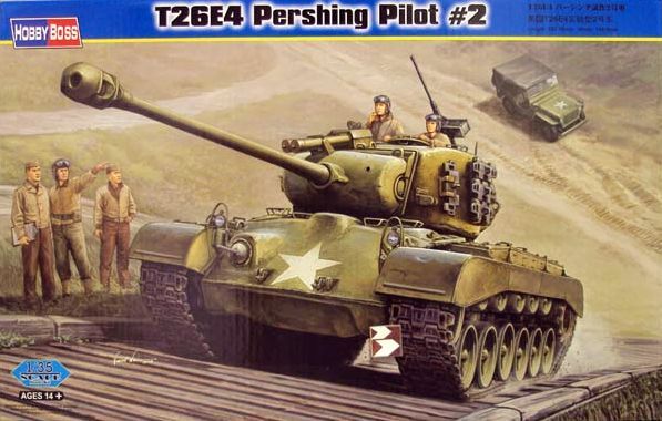Збірна модель американського танка T26E4 Pershing, Pilot #2 детальное изображение Бронетехника 1/35 Бронетехника