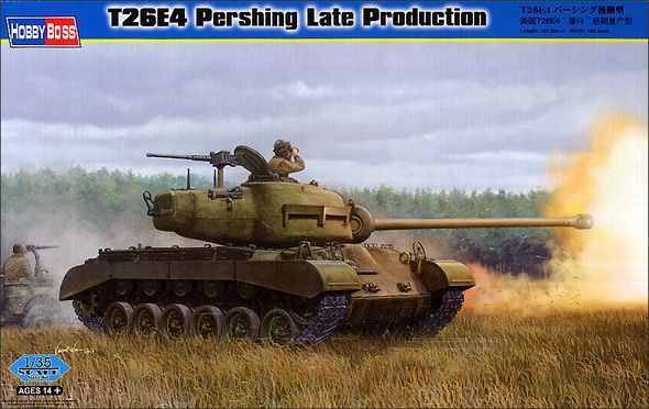 Сборная модель американского танка T26E4 Pershing Late Production детальное изображение Бронетехника 1/35 Бронетехника
